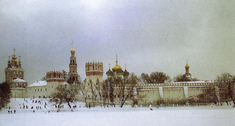 unknow artist The Novodevichy Monastery oil painting picture